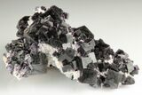 Pristine, Purple Cubic Fluorite Cluster - Okorusu Mine, Namibia #191982-1